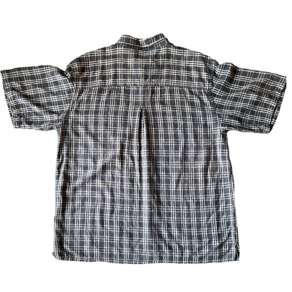 BRUNO New York Linen Blend Button Down Short Sleeve Shirt. Washable Linen XXL - Picture 4 of 11